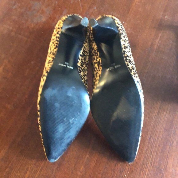 Nine Cheetah Print Heels - Picture 7 of 8
